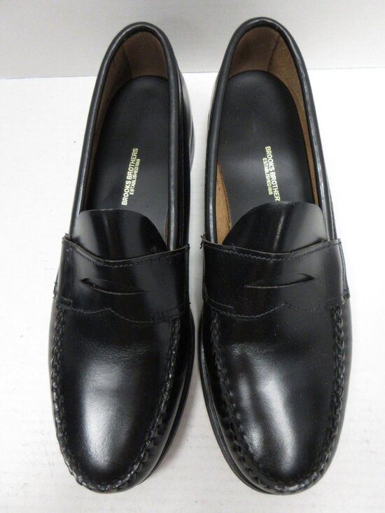 Brooks Brothers Shoes 10.5 C Penny Loafer Leather Slip On Classic main image 10
